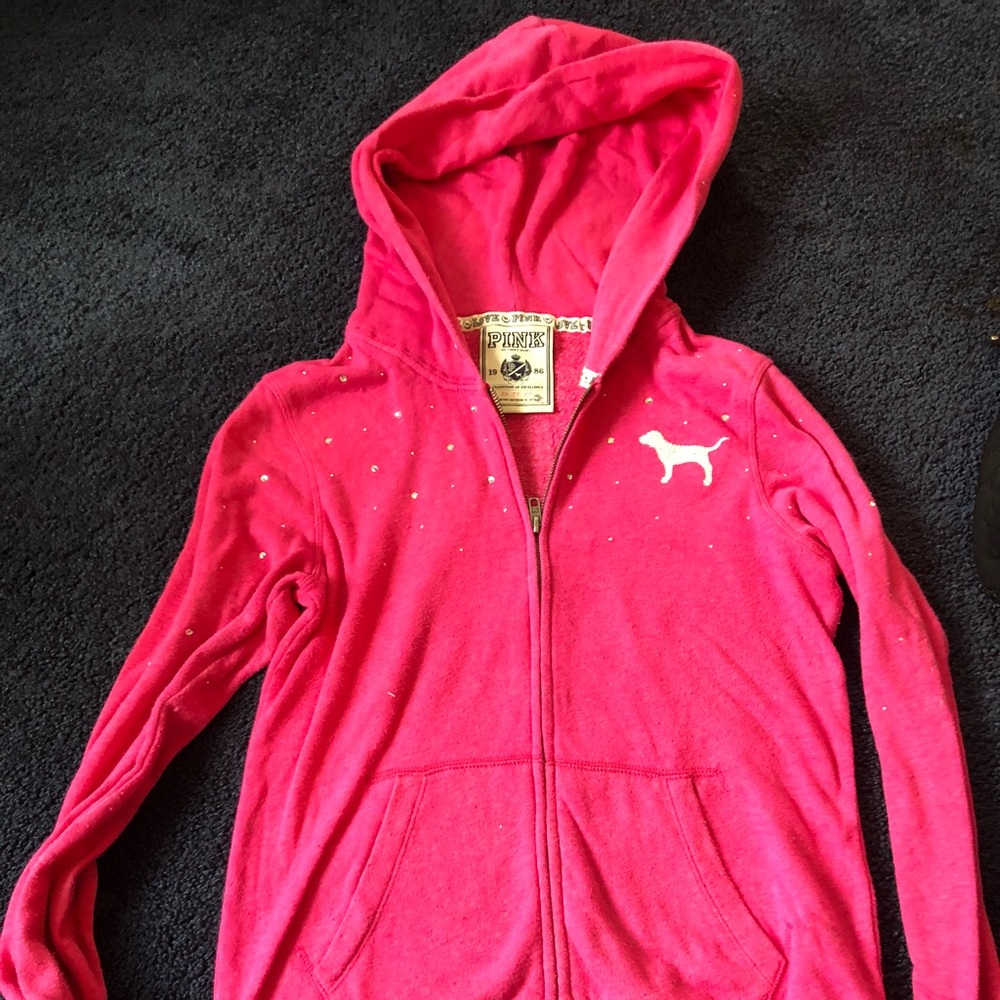 XS hot pink vs jacket